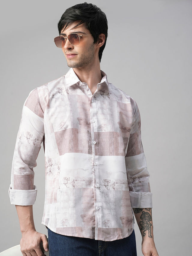 Messina Abstract Printed Shirts for Men — TryBuy®