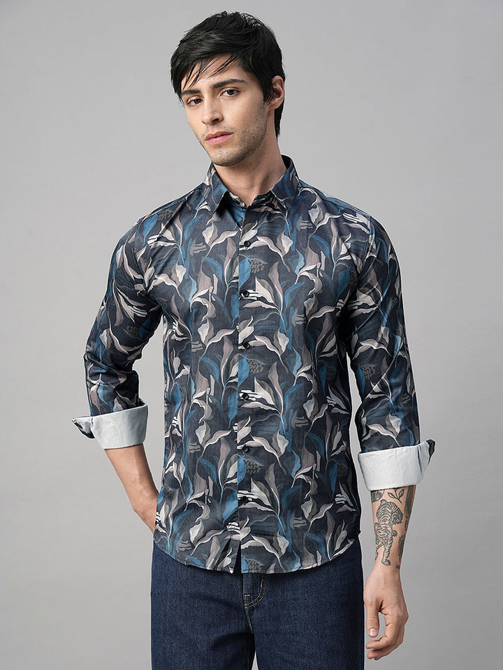 Cahors Abstract Printed Shirts for Men