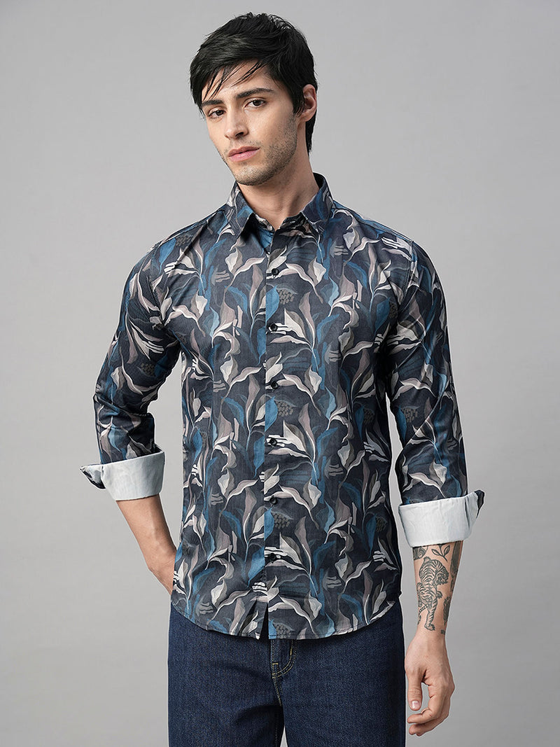 Cahors Abstract Printed Shirts for Men 3