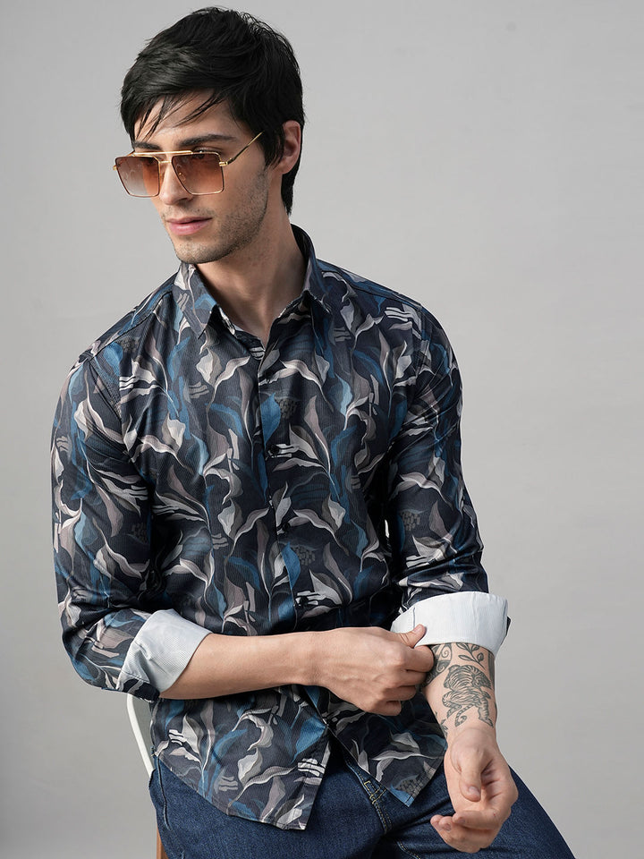 Cahors Abstract Printed Shirts for Men