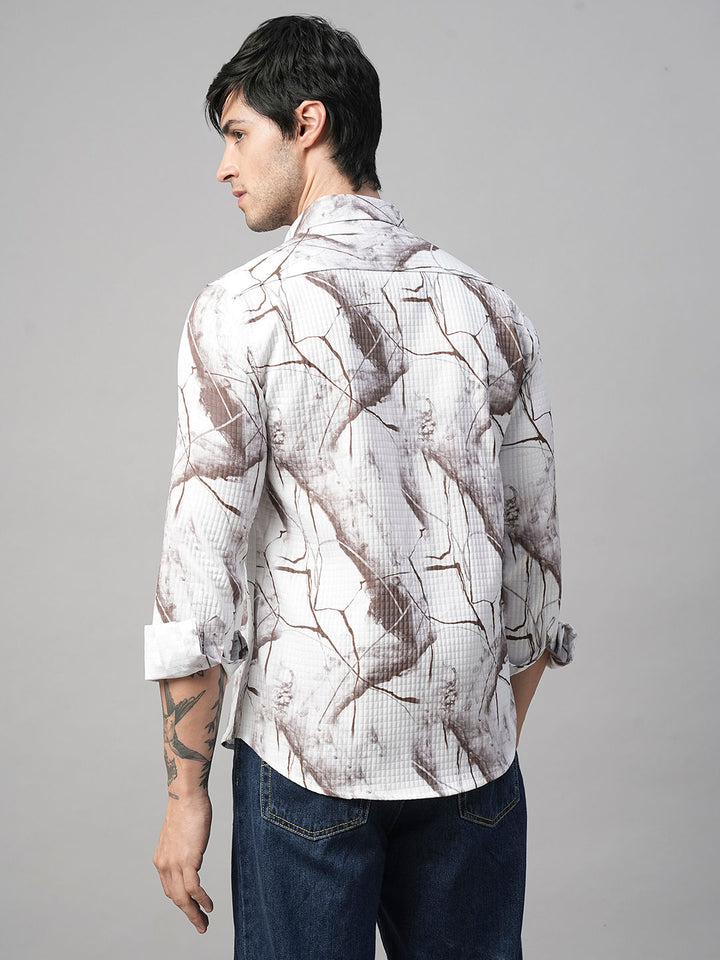 Croix Abstract Printed Shirts for Men