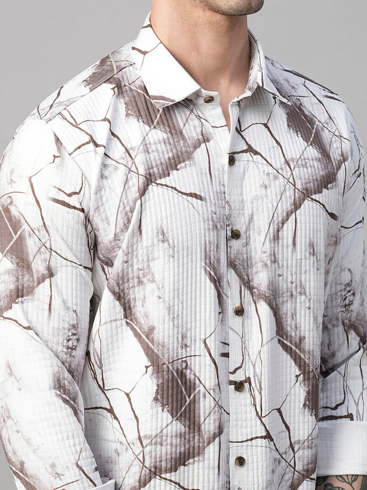 Croix Abstract Printed Shirts for Men