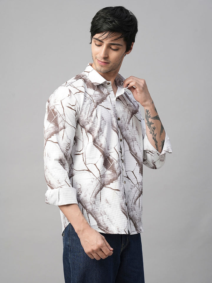 Croix Abstract Printed Shirts for Men