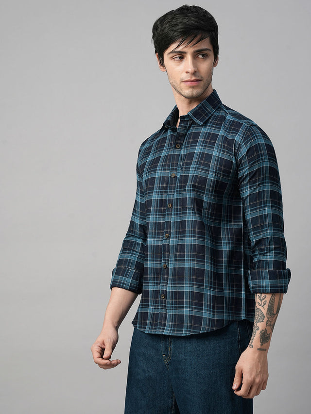 Jackim Cotton Checked Shirt for Men