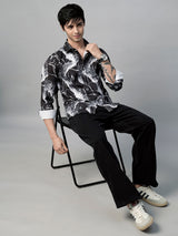 Menton Abstract Printed Shirts for Men 6