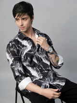 Menton Abstract Printed Shirts for Men 1