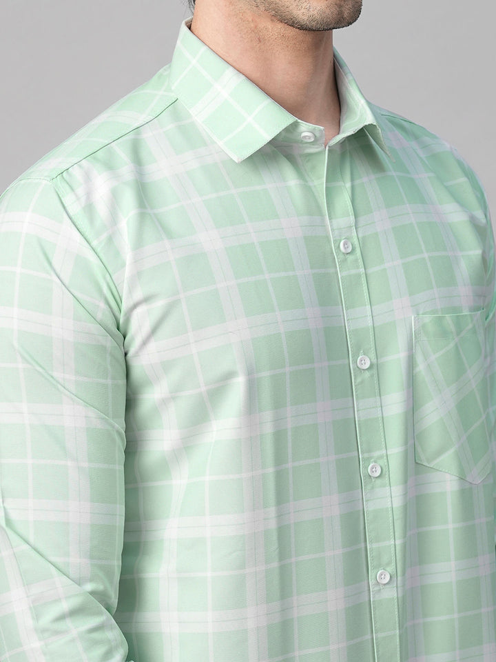 Mediterranean Checked Men's Shirt