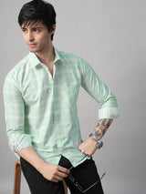 Mediterranean Checked Men's Shirt 1