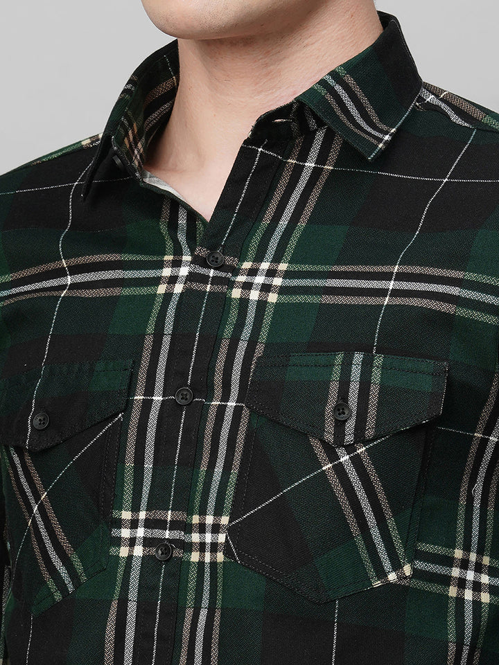 Eclectic Checked Shirts for Men