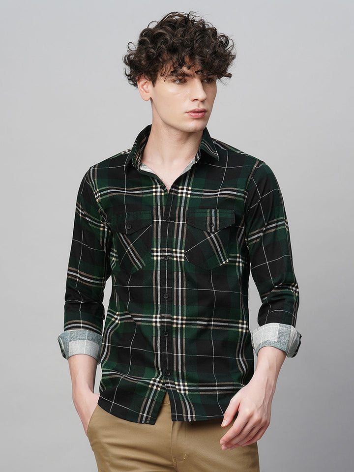 Eclectic Checked Shirts for Men