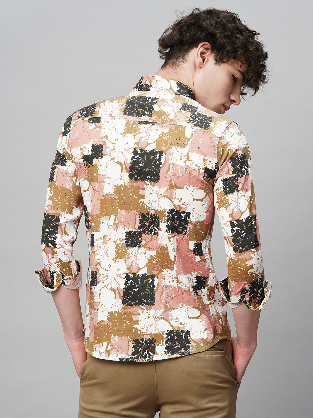 Bold Cotton Blend Printed Shirt for Men