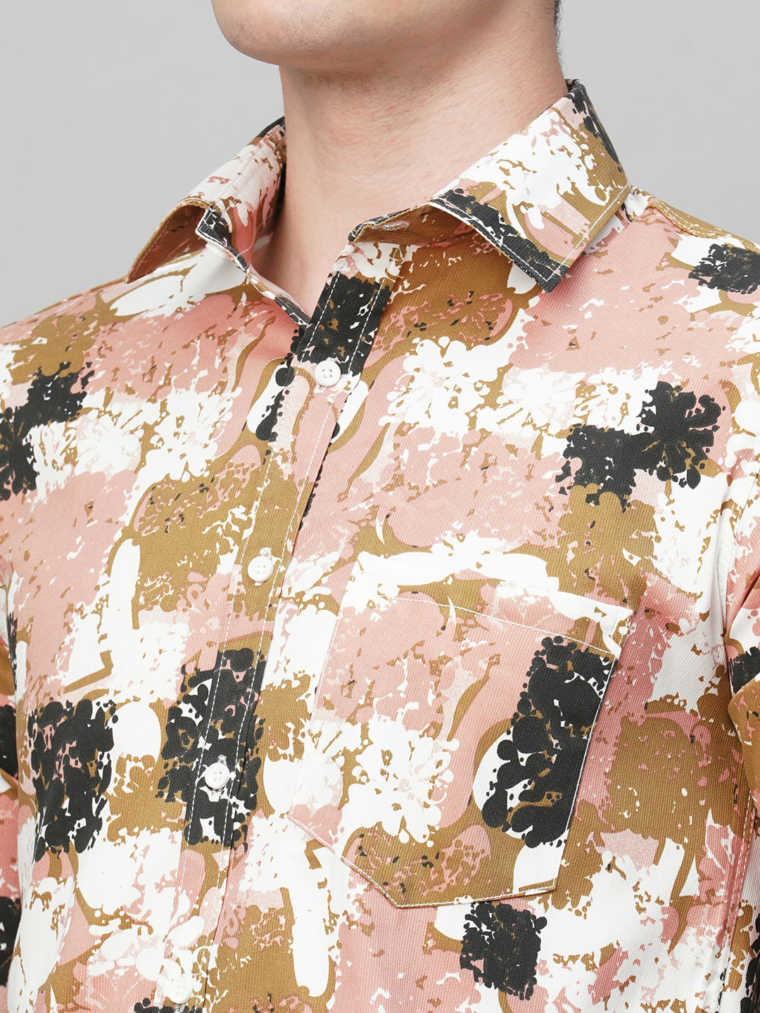 Bold Cotton Blend Printed Shirt for Men