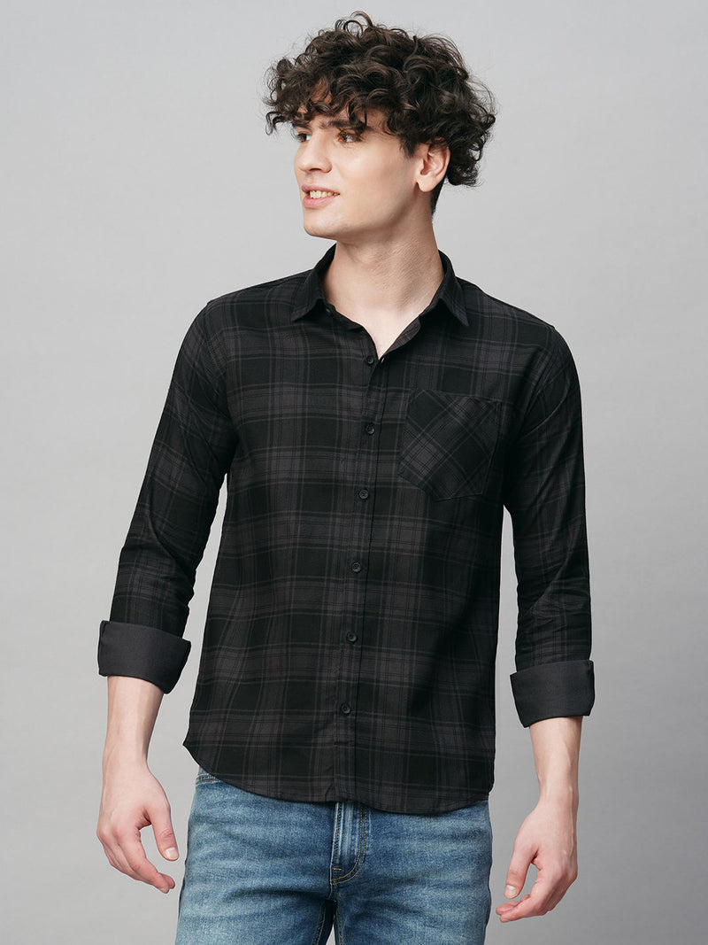Leisure Checked Shirts for Men 9