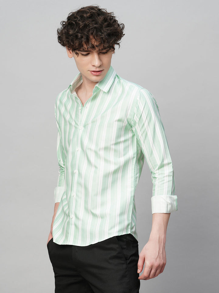 Adventurous Striped Men's Shirt