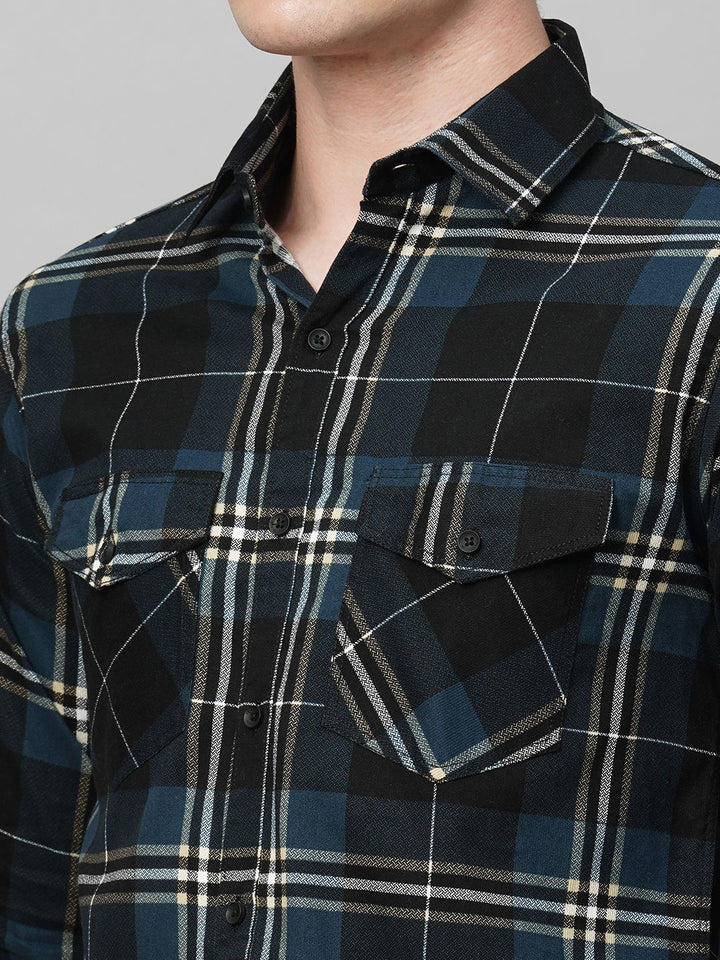 Contemporary Checked Shirts for Men