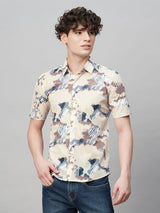 Breezy Printed Half Sleeves Men's Shirt 1