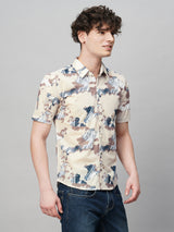 Breezy Printed Half Sleeves Men's Shirt 5