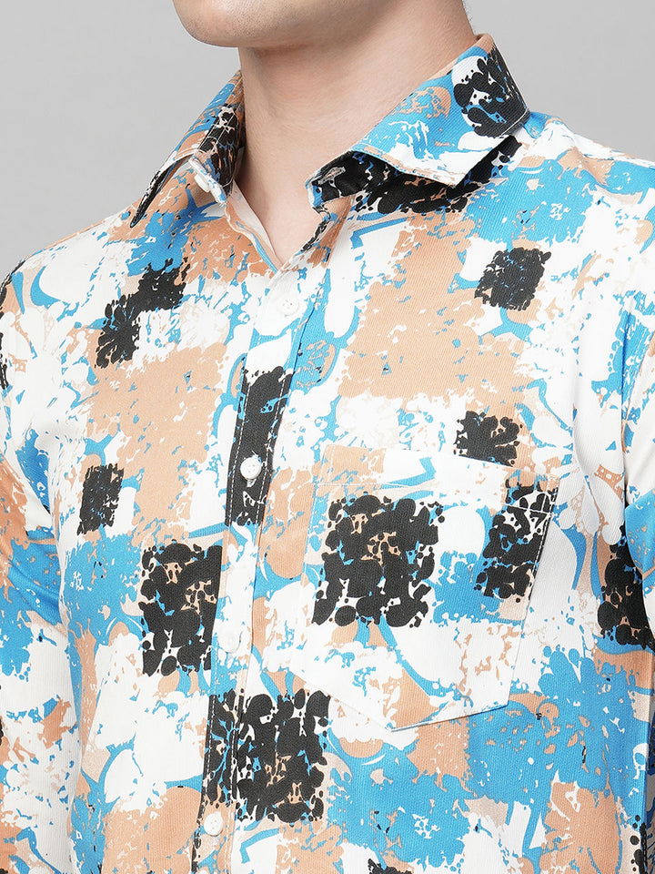 Sleek Printed Men's Shirt