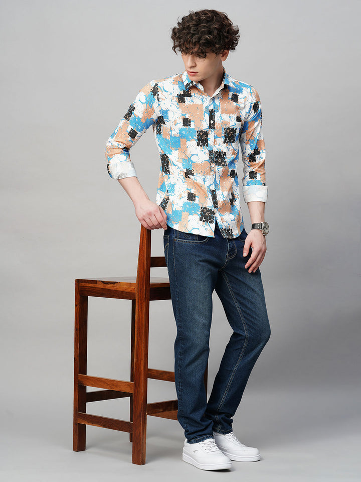 Sleek Printed Men's Shirt