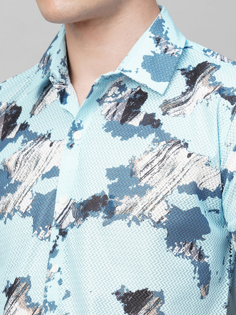 Timeless Printed Half Sleeves Men's Shirt 9