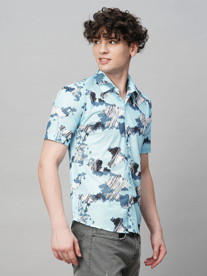 Timeless Printed Half Sleeves Men's Shirt