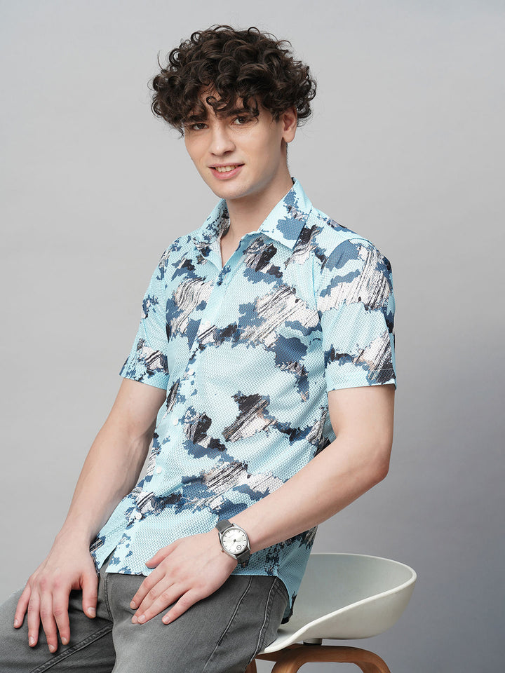 Timeless Printed Half Sleeves Men's Shirt