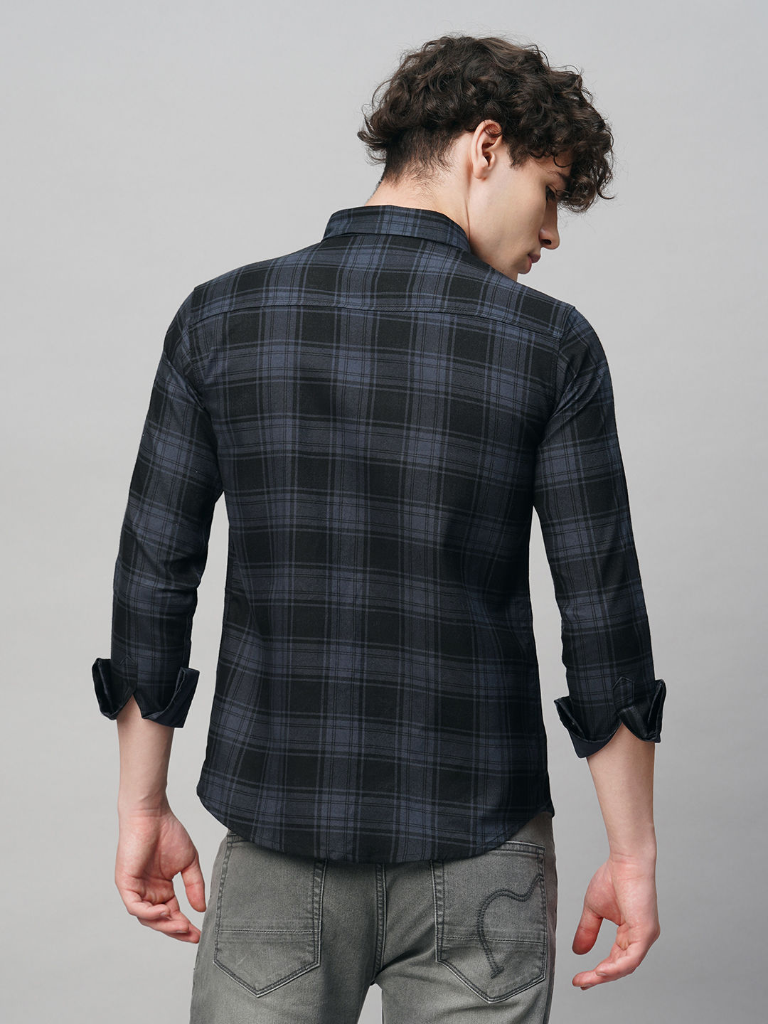 Intrepid Cotton Checked Shirt for Men