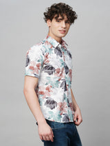 Debonair Printed Half Sleeves Men's Shirt 4