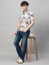 Debonair Printed Half Sleeves Men's Shirt 6