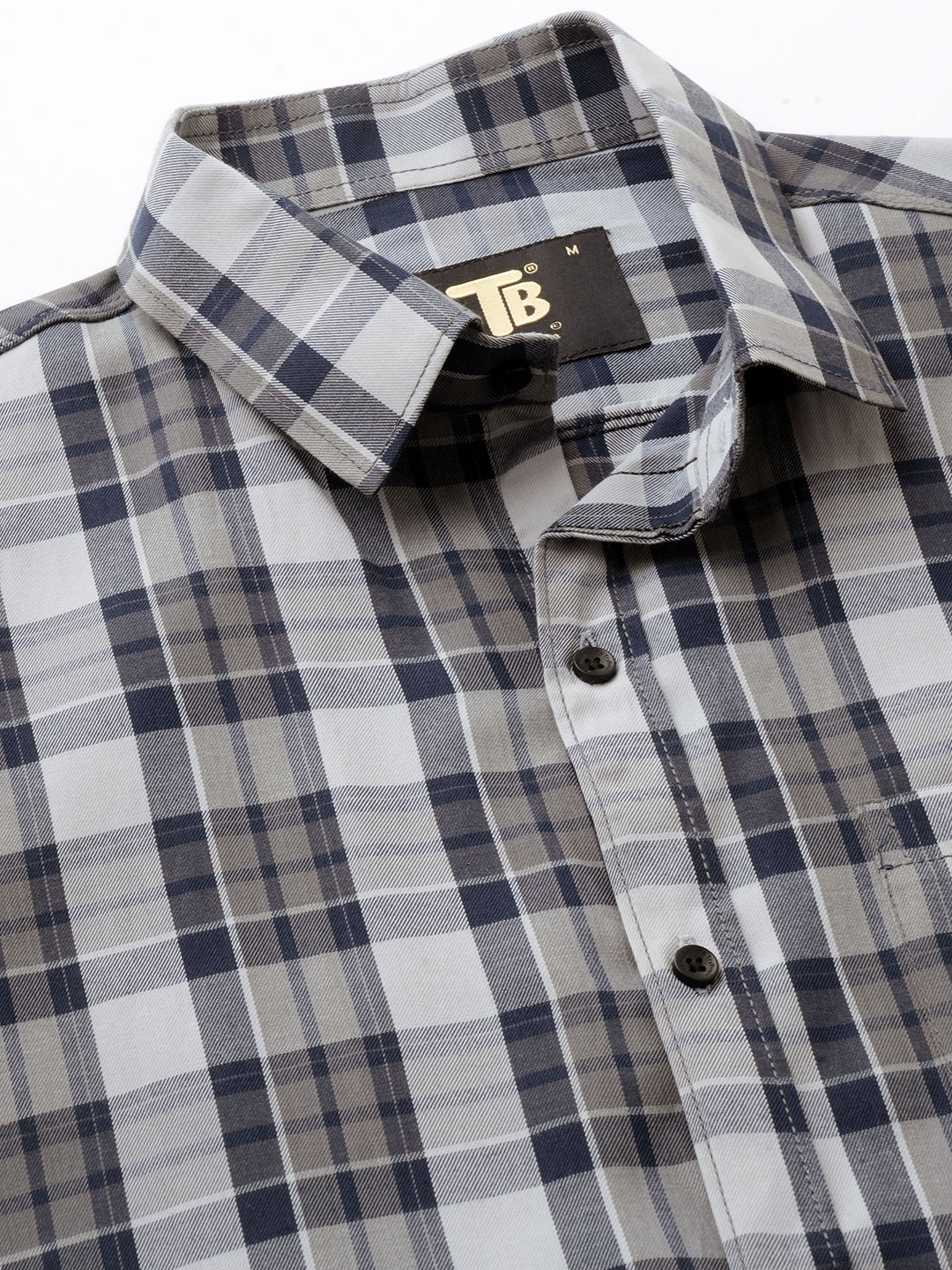 Apex Checked Cotton Shirt for Men