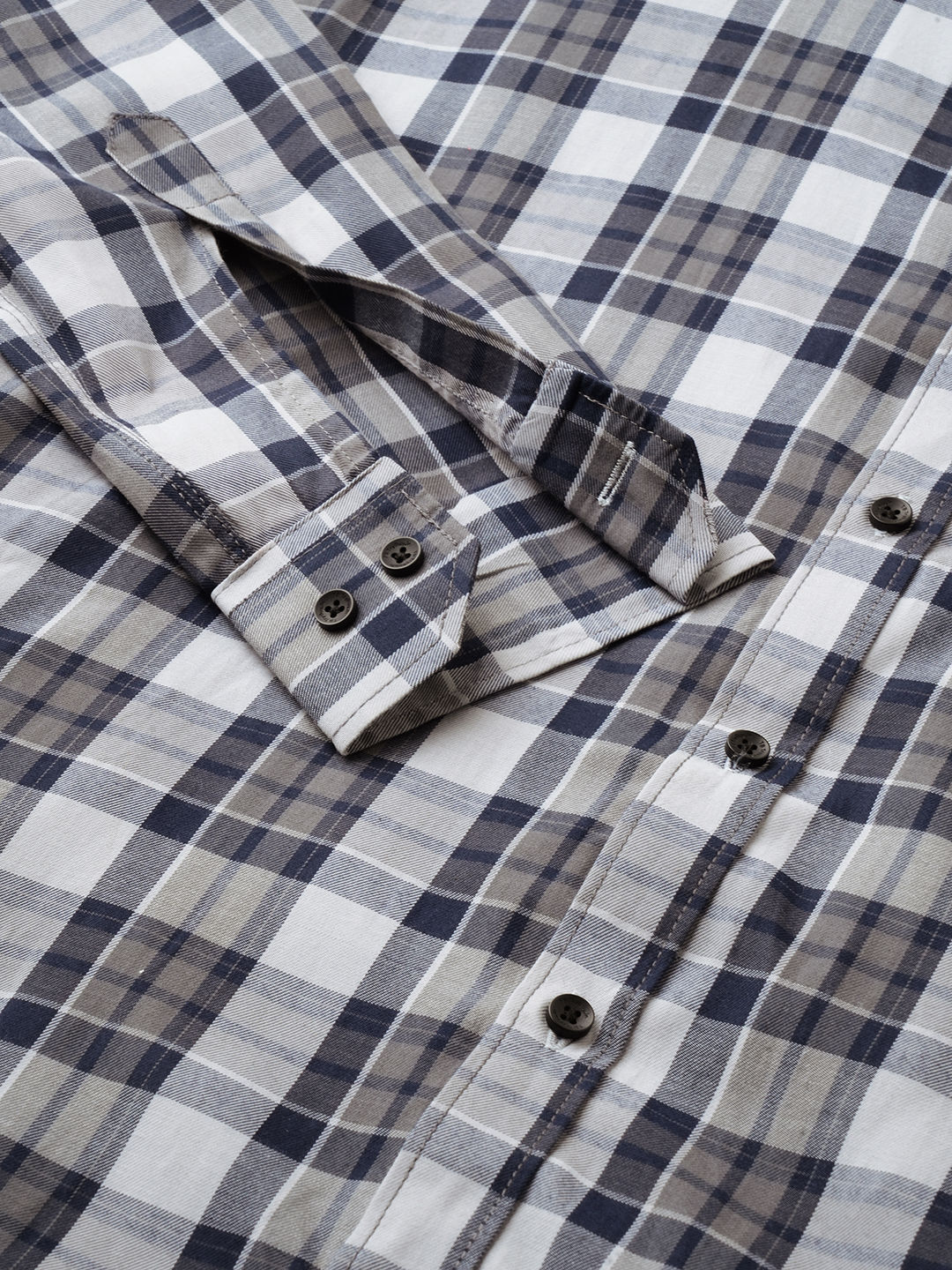 Apex Checked Cotton Shirt for Men