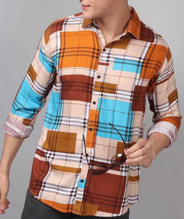 Printed Multi Colored Men's Shirt — TryBuy®