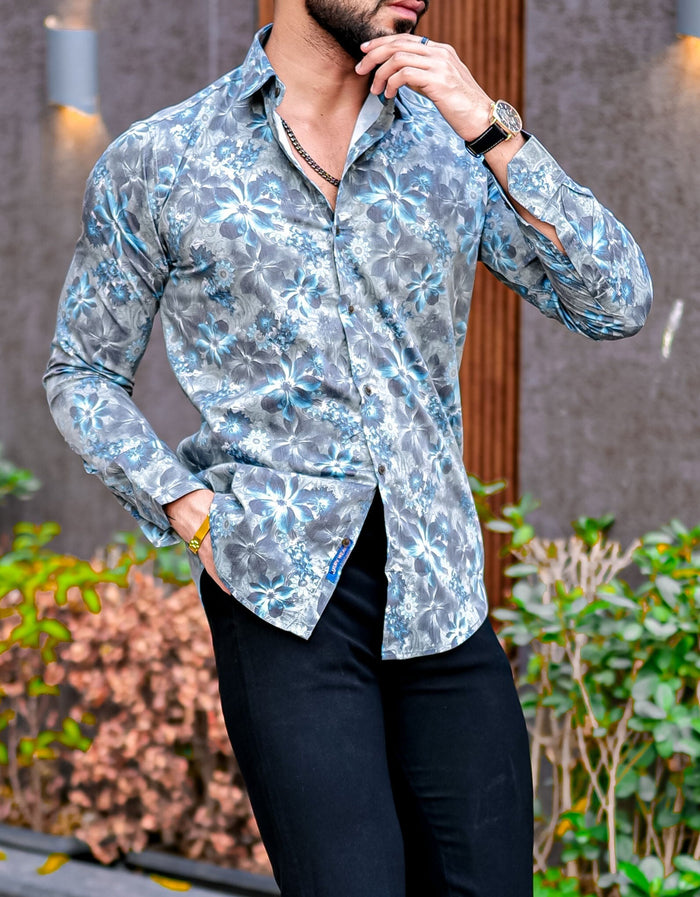 VOZIA Evoke Floral Printed Shirt for Men 2