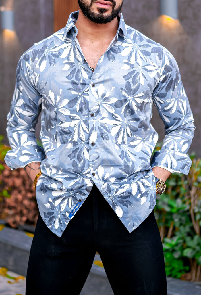VOZIA Nord Floral Printed Shirt for Men 2