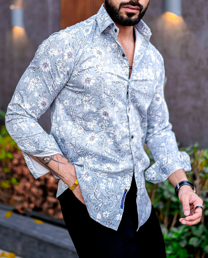 VOZIA Lumos Floral Printed Shirt for Men 2