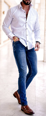 VOZIA Kate Striped Men's Shirt 6