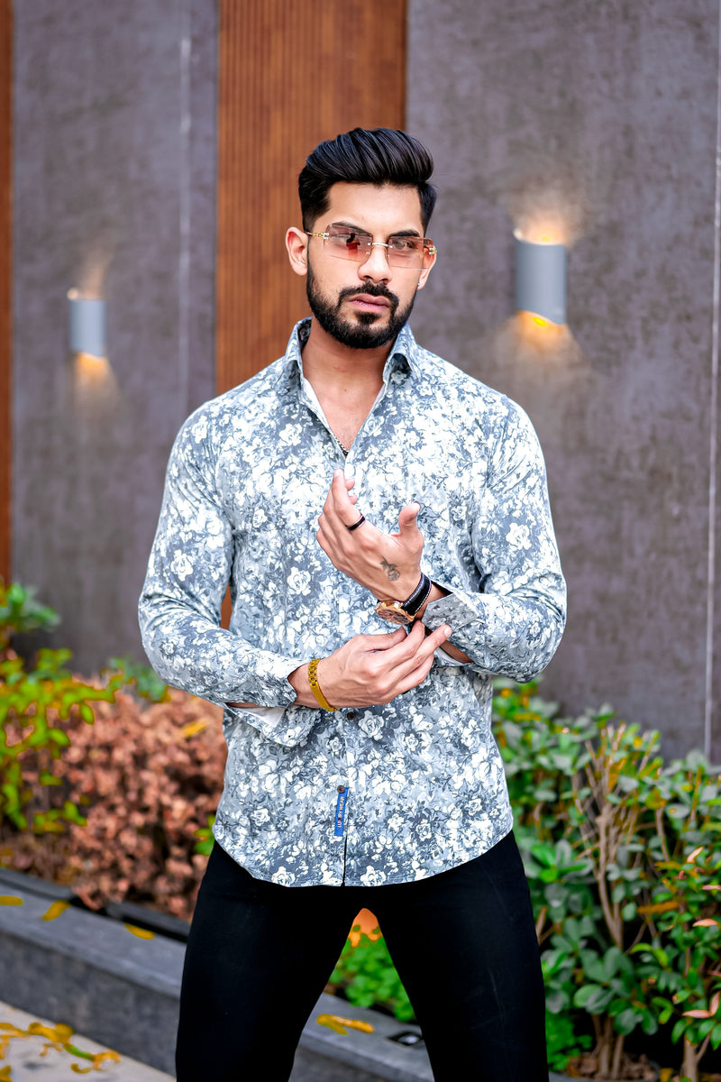 VOZIA Uzek Floral Printed Shirt 8