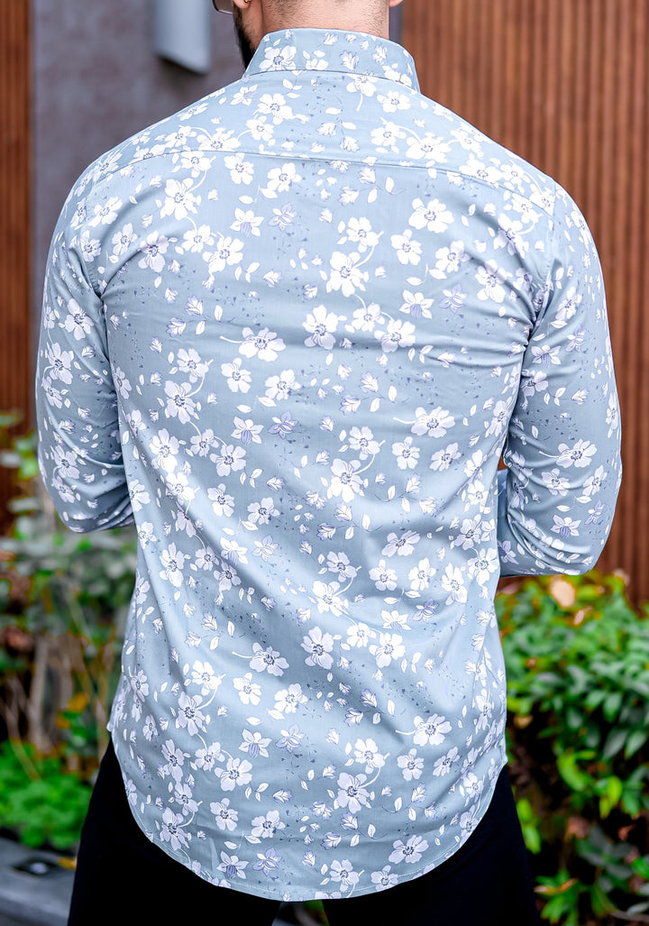 VOZIA Naso Floral Printed Shirt