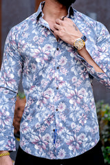 VOZIA Clore Floral Printed Shirt 4