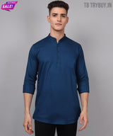 ಪುರುಷರಿಗಾಗಿ ಎಥ್ನಿಕ್ ಬ್ಲೂ ಕುರ್ತಾ 4