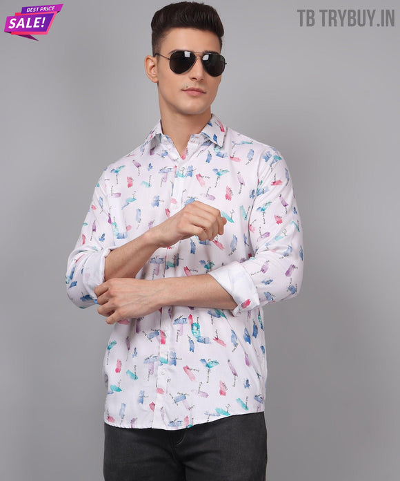 a man wearing a white shirt and sunglasses