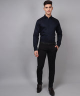 Navy Blue Formal Men's Shirt 4