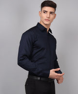 Navy Blue Formal Men's Shirt 2