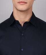 Navy Blue Formal Men's Shirt 6