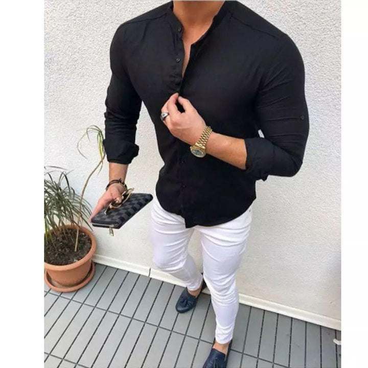 Elite Men's Designer Black Best Cotton Casual Shirt for Men