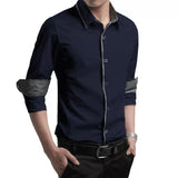 Moche Navy Blue Men's Shirt 1