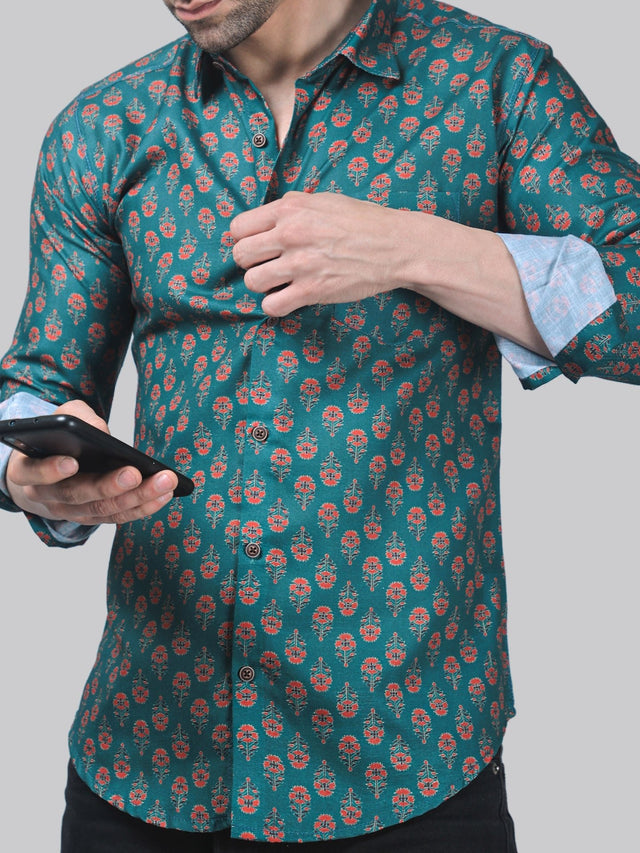 Artistic-modern Men's Printed Shirt — TryBuy®