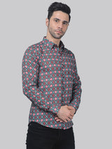Avant-garde Men's Printed Shirt 3