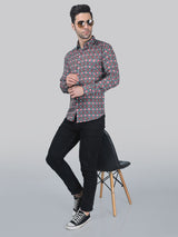 Avant-garde Men's Printed Shirt 5