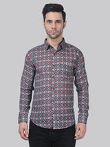 Avant-garde Men's Printed Shirt 4
